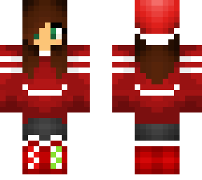 brown hair christmas outfit wolfydork fixed