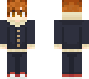 brown hair school boy