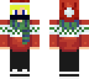 christmas skull boy