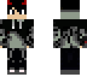 demon male gray/ balck the seacond