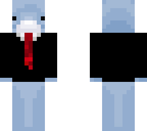 dolphin with suit