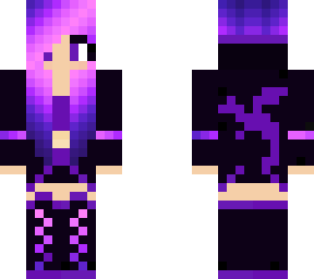 ender girl with hoodie