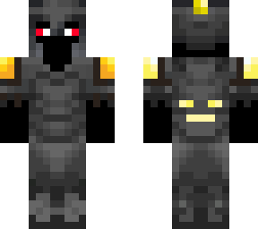 evil netherite and gold armor