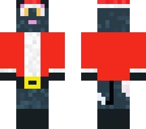 gato con traje de navidad