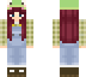 girl in frog hat