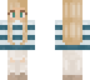 girl with stripes
