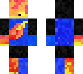 ice and fire  man