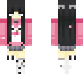 kawai black hair snowman