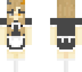 main skin in maid outfit