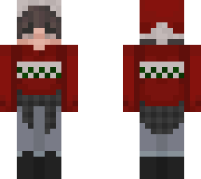 my skin (christmas) (sleeve fix) hair fix