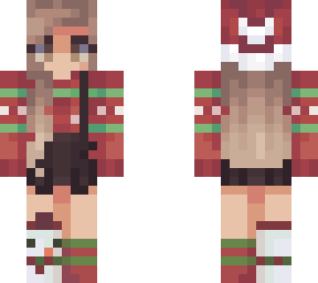 not mine- christmas girl from planetminecraft