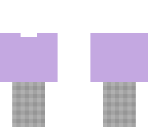 ob purple sweater and plaid grey pants