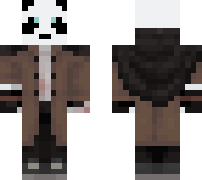 panda trench coat