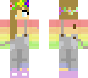 pastel rainbow girl version 2