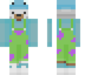 polar bear in jump suit