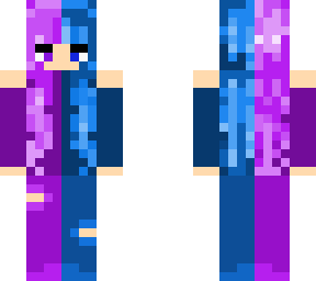 purple and blue.