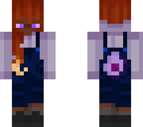 purple avacado overalls
