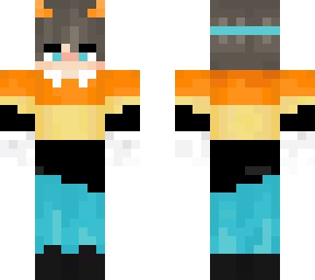 rainbow devil boy skin