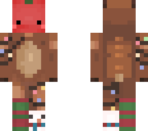 tomato reindeer onesie with christmas lights