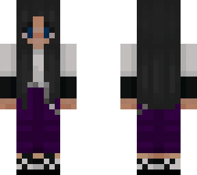 violet e-girl skin