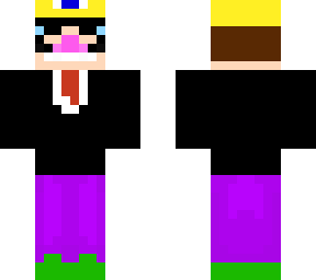 wario but suit but sunglasses