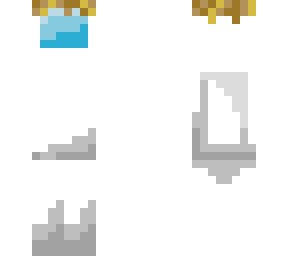 white with eggs