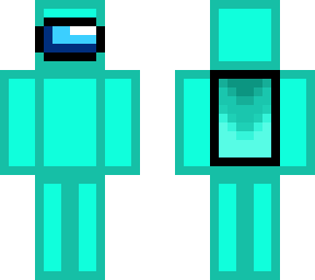 among us cyan skin