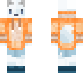 arctic fox orange hoodie