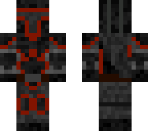 black and red mando