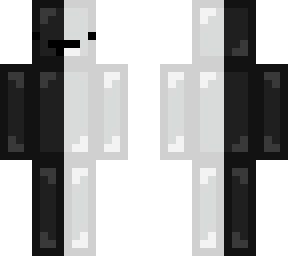 black and white