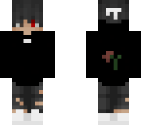 black hoodie