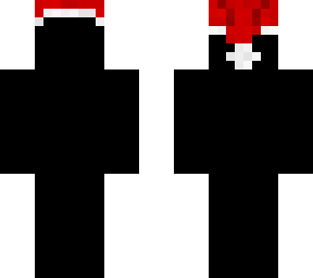 black with christmas hat