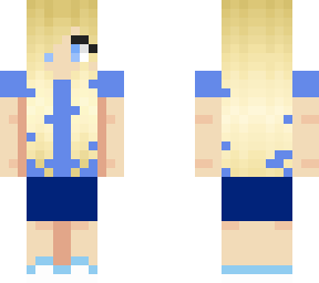 blonde girl w/ blue eyes