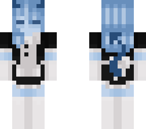 blue  demon maid