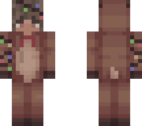 boy brown hair deer