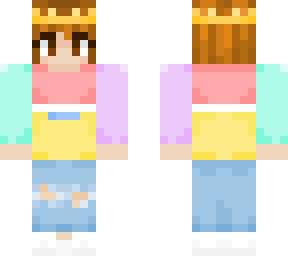 color windbreaker + crown