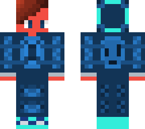 cool blue hoodie boy with bangs
