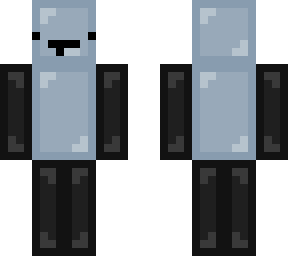 dusty blue and black