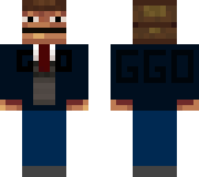ggo monkey with suit