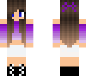 girl with purple outfit aka me