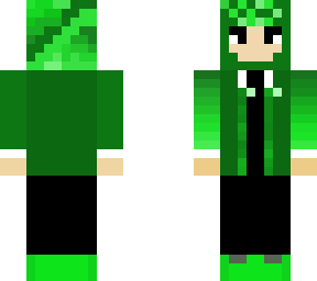 green hoodie