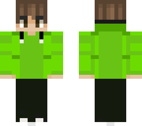 green hoodie