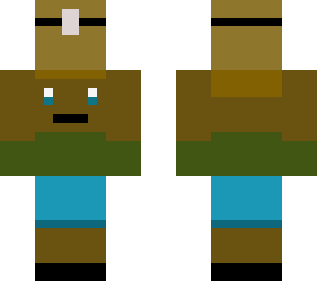 kid holding a chest