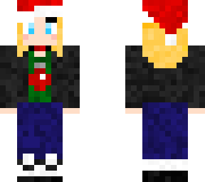 lavender santa hat