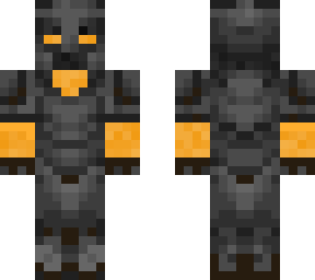 netherrite armour man