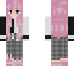 pink haired girl