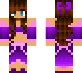 purple dress