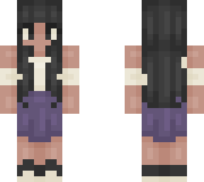 purple skirt
