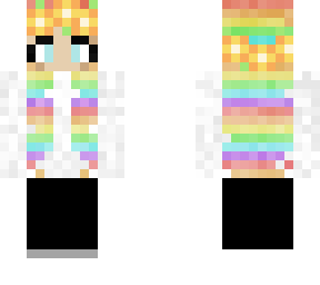 rainbow haired girl