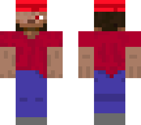steve bucket hat red